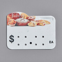 Ketchum Manufacturing Bakery Molded Number Price Tag (Ea.) - 25/Pack