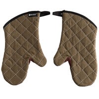 San Jamar 800FG13 13 inch Bestguard Oven Mitts with WebGuard Plus Protection