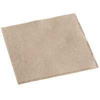 Hoffmaster 200201 FashnPoint 8 inch x 8 inch Natural Beverage Napkin, 1/4 Fold - 100/Pack