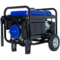 DuroMax XP5500E Portable 225 CC Gasoline Generator with Electric / Recoil Start and Wheel Kit - 5,500/4,500W, 120V