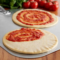 Rich's 10 inch Pre-Sheeted Proof and Bake Pizza Dough - 50/Case
