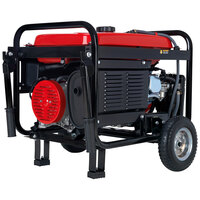 DuroStar DS5500EH Portable 225 CC Dual Fuel Generator with Electric / Recoil Start and Wheel Kit - 5,500/4,500W, 120V