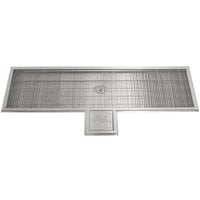 Eagle Group WTFT-2496-SG Cool Trough 24" x 96" Water Tempering System with Stainless Steel Grating