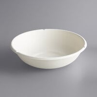 Eco-Products EP-BL32-C WorldView 32 oz. White Compostable Sugarcane Coupe Bowl - 50/Pack