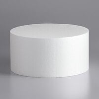12 inch x 6 inch Foam Round Cake Dummy