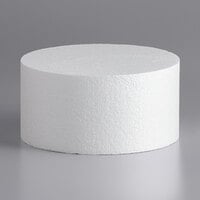 8 inch x 4 inch Foam Round Cake Dummy