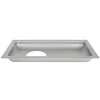 Hobart 22PAN-SSTFS Stainless Steel Rectangular Feed Pan with Funnel-Shaped Opening