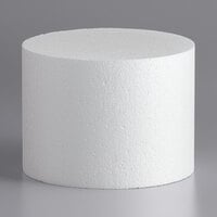 8 inch x 6 inch Foam Round Cake Dummy