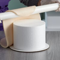 8 inch x 6 inch Foam Round Cake Dummy