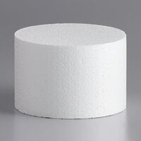 6 inch x 4 inch Foam Round Cake Dummy