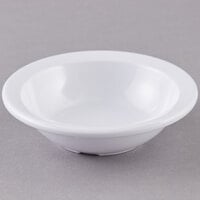 Carlisle KL80502 Kingline 4.75 oz. White Rimmed Fruit Bowl - 48/Case