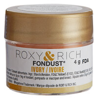 Roxy & Rich 4 Gram Ivory Fondust Hybrid Food Color