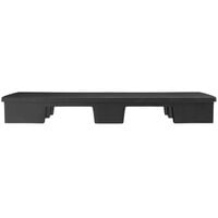 Regency 48 inch x 24 inch x 6 inch Black Plastic Display Base / Spot Merchandiser - 1200 lb. Capacity