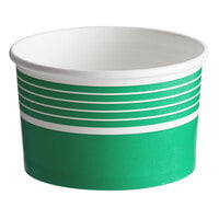 Choice 16 oz. Green Paper Frozen Yogurt / Soup / Food Cup - 1000/Case