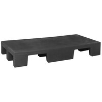 Regency 48 inch x 18 inch x 6 inch Black Plastic Display Base / Spot Merchandiser - 1000 lb. Capacity