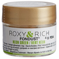 Roxy & Rich 4 Gram Neon Green Fondust Hybrid Food Color