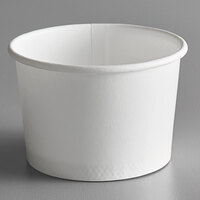 Choice 4 oz. White Paper Frozen Yogurt / Food Cup - 1000/Case