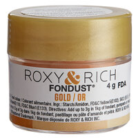 Roxy & Rich 4 Gram Gold Fondust Hybrid Food Color