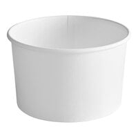 Choice 16 oz. White Paper Frozen Yogurt / Soup / Food Cup - 1000/Case