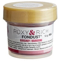 Roxy & Rich 12 Gram Burgundy Fondust Hybrid Food Color