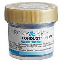 Roxy & Rich 12 Gram Neon Blue Fondust Hybrid Food Color