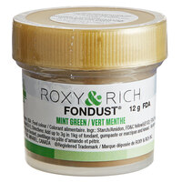 Roxy & Rich 12 Gram Mint Green Fondust Hybrid Food Color