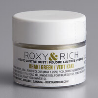 Roxy & Rich 2.5 Gram Khaki Green Lustre Dust