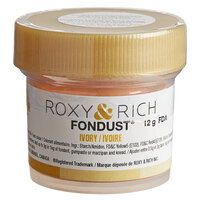 Roxy & Rich 12 Gram Ivory Fondust Hybrid Food Color