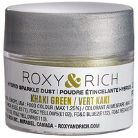 Roxy & Rich 2.5 Gram Khaki Green Sparkle Dust