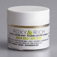 Roxy & Rich 2.5 Gram Green Gold Lustre Dust