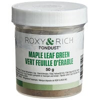 Roxy & Rich 50 Gram Maple Leaf Green Fondust Hybrid Food Color