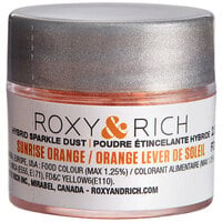 Roxy & Rich 2.5 Gram Sunrise Orange Sparkle Dust