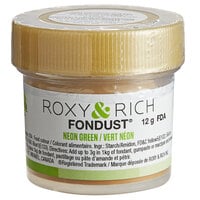 Roxy & Rich 12 Gram Neon Green Fondust Hybrid Food Color