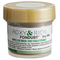 Roxy & Rich 12 Gram Maple Leaf Green Fondust Hybrid Food Color