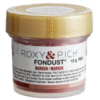 Roxy & Rich 12 Gram Maroon Fondust Hybrid Food Color