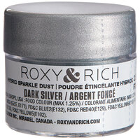 Roxy & Rich 2.5 Gram Dark Silver Sparkle Dust