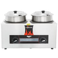 Vollrath 72425 Cayenne 4 Qt. Round Soup Warmer - 120V, 350W