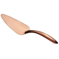 Bon Chef 9465RGM 10 1/4 inch Rose Gold Matte Stainless Steel Pastry Server with Hollow Cool Handle