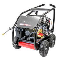Simpson 65213 Super Pro Pressure Washer with Roll Cage, Honda Engine, and 50' Hose - 5000 PSI; 5 GPM