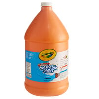 Crayola 542128036 1 Gallon Orange Washable Paint