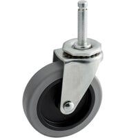 Carlisle CC4CSB00 4 inch Replacement Swivel Caster for Bus and Utility Carts