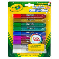 Crayola 693527 9-Count Assorted Glitter Glue with Fiery Flecks
