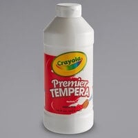 Crayola 541216053 Premier 16 oz. White Tempera Paint