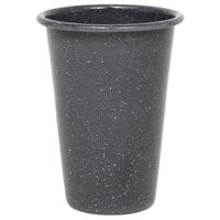 Crow Canyon Home K93GRY Stinson 14 oz. Grey Speckle Enamelware Tumbler