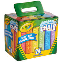 Crayola 512024 4 inch 24 Assorted Color Washable Ultimate Sidewalk Chalk