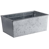 American Metalcraft Full Size Silver Galvanized Metal Beverage Tub with Polycarbonate Liner