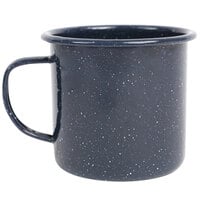 Crow Canyon Home K11NVY Stinson 12 oz. Navy Speckle Enamelware Mug