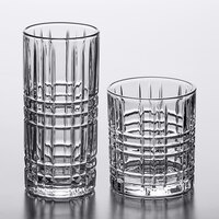 Set of 2 small swirledchevron juice glasses Glass 169
