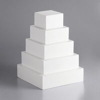 Baker's Lane 4" Foam 5-Piece Square Cake Dummy Kit