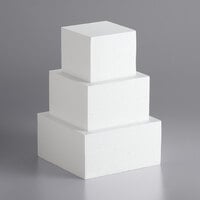 Baker's Lane 5" Foam 3-Piece Square Cake Dummy Kit